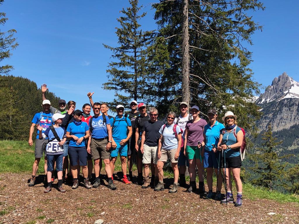 Gruppenbild Tri Team Wanderung